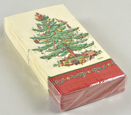 Christmas Tree Package of Paper Guest/Dinner Napkins