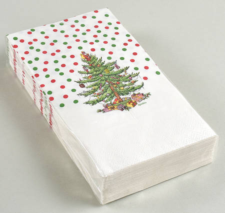 Christmas Tree Package of Paper Dinner Napkins