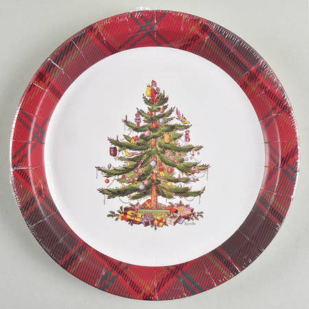 Christmas Tree (Pack of 16) Paper Luncheon Plates