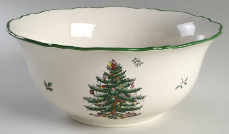 Christmas Tree Punch Bowl
