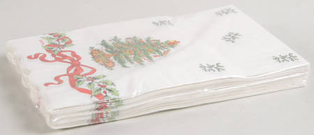 Christmas Tree Package of Paper Guest Towel Napkins