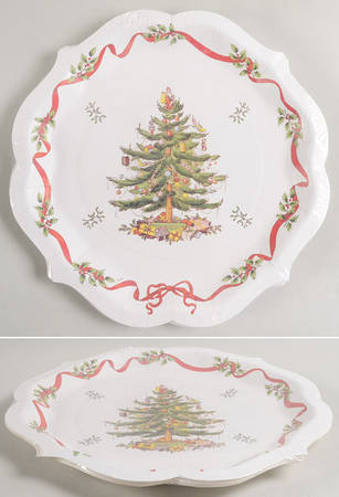 Christmas Tree Pack of 8 - Paper Dinner Plate