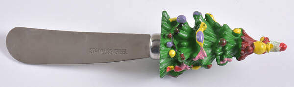 Christmas Tree Canape Spreader