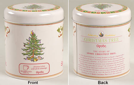 Christmas Tree Tin & Lid for Sentiment Mug