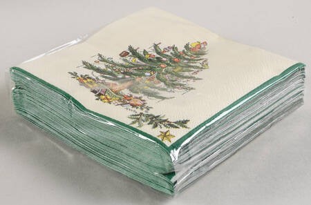 Christmas Tree Package of Paper Beverage Nakpkins