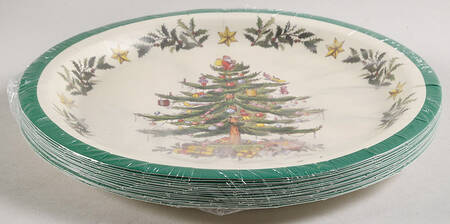 Christmas Tree (Pack of 16) Paper Luncheon Plates