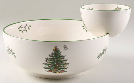 Christmas Tree 2 Piece Chip/Dip Set