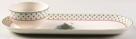Christmas Tree 2 Piece Chip/Dip Set