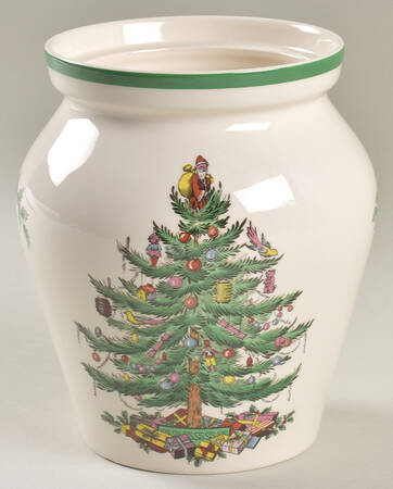 Christmas Tree Medium Canister No Lid