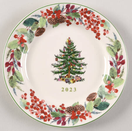 Christmas Tree 2023 Annual Collector Plate by Spode