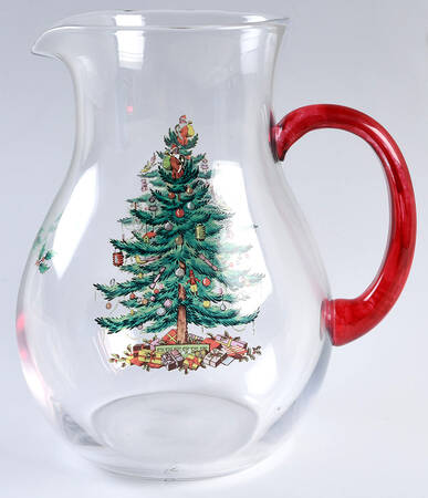 Christmas Tree 96 Oz Glassware Pitcher