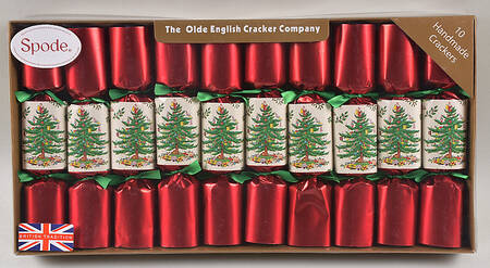 Christmas Tree Handmade English Cracker - Set of 10