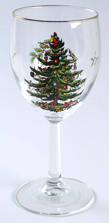 Christmas Tree 10 Oz Glassware Wine