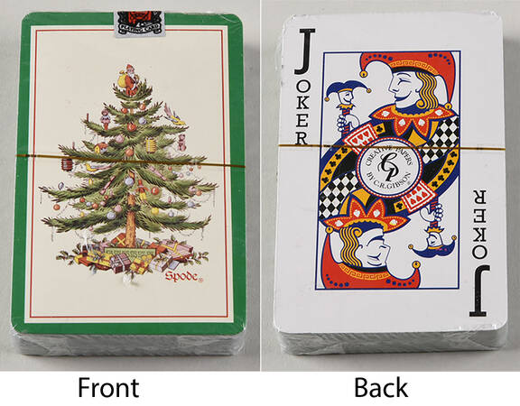 Christmas Tree Single Deck Playing Cards