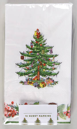 Christmas Tree Package of Paper Guest/Dinner Napkins