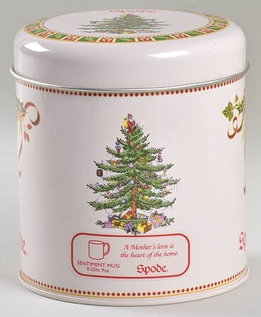 Christmas Tree Tin & Lid for Sentiment Mug