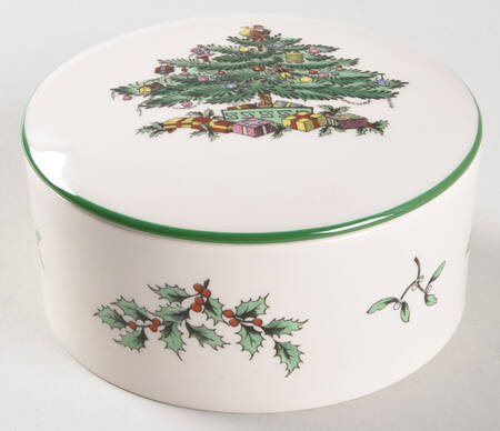 Christmas Tree 4" Candy Box & Lid