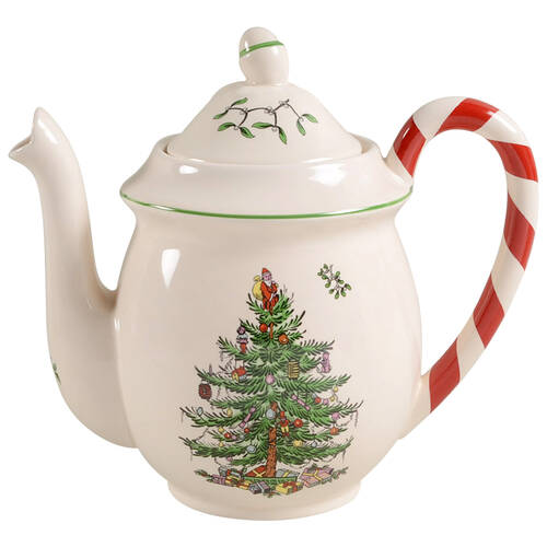 Christmas Tree Teapot & Lid