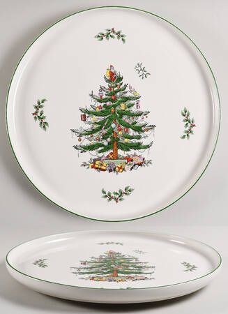 Christmas Tree 1-Piece Lazy Susan