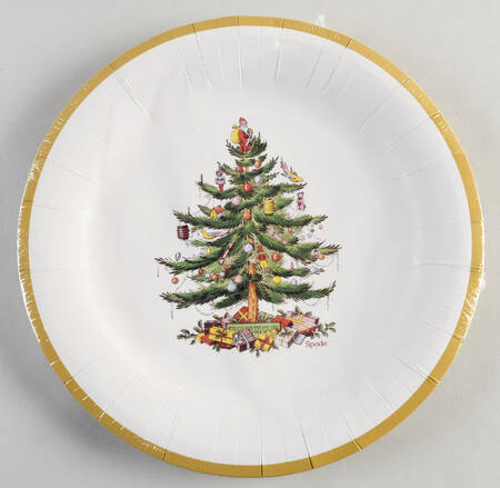 Christmas Tree (Pack of 16) Paper Dinner Plates