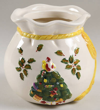 Christmas Tree Toy Bag Canister No Lid