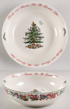 Christmas Tree 10" Annual Round Serving Bowl