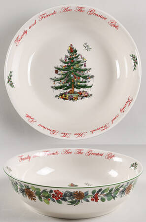 Christmas Tree 10" Annual Round Serving Bowl
