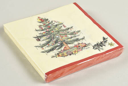 Christmas Tree Package of Paper Luncheon Napkins