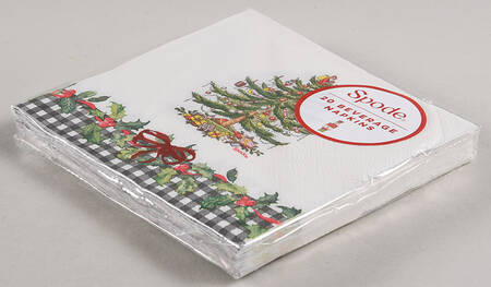 Christmas Tree Package of Paper Beverage Napkins