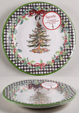 Christmas Tree (Pack of 8) Paper Luncheon Plate