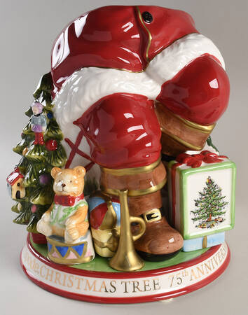 Christmas Tree Figural Cookie Jar No Lid