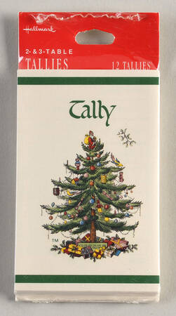 Christmas Tree Bridge Tallies - Set of 12