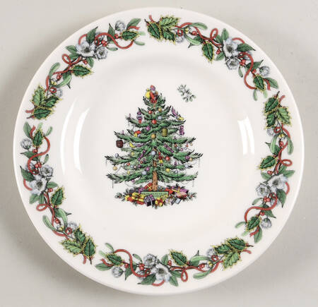 Christmas Tree Bread & Butter Plate