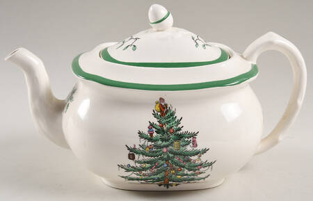 Christmas Tree Teapot & Lid
