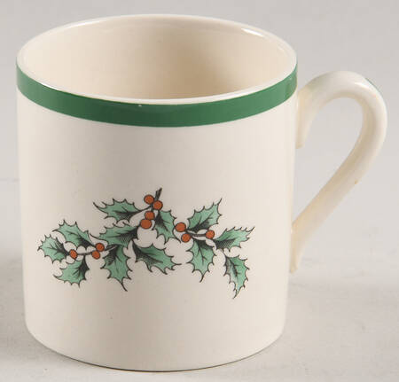 Christmas Tree Flat Demitasse Cup