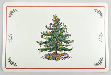 Christmas Tree Vinyl Placemat