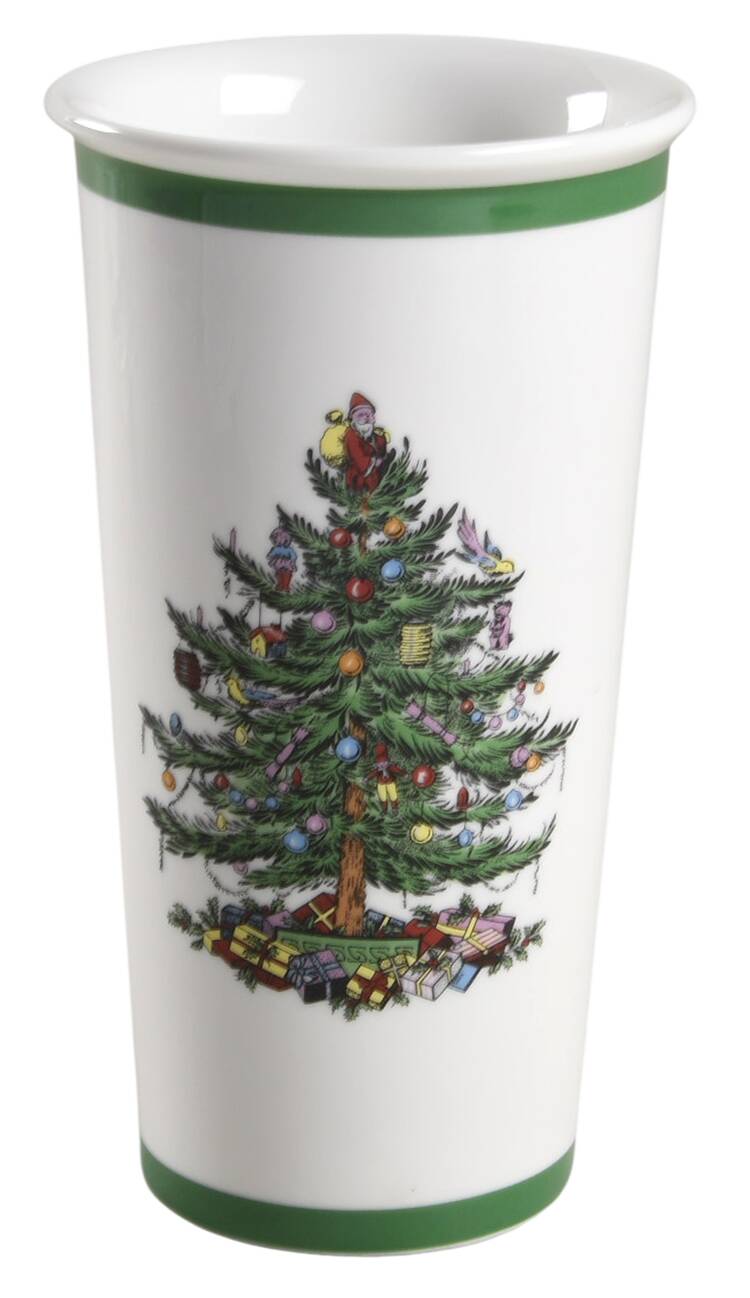 Christmas Tree Travel Tumbler No Lid