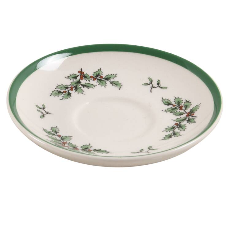 Christmas Tree Saucer for Child's Cup