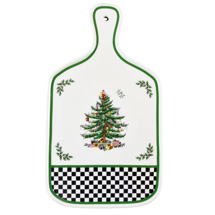Christmas Tree Handled Serving Board
