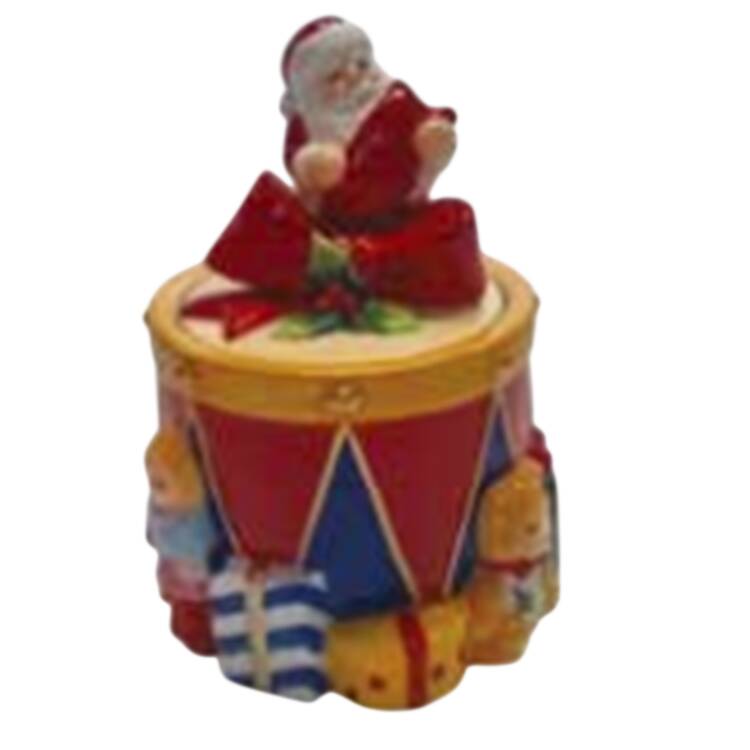 Christmas Tree Figural Candy Box & Lid