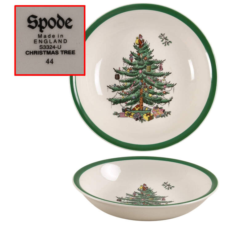 Christmas Tree Coupe Cereal Bowl