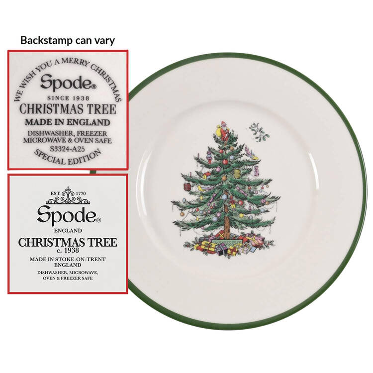 Christmas Tree Newer Luncheon Plate