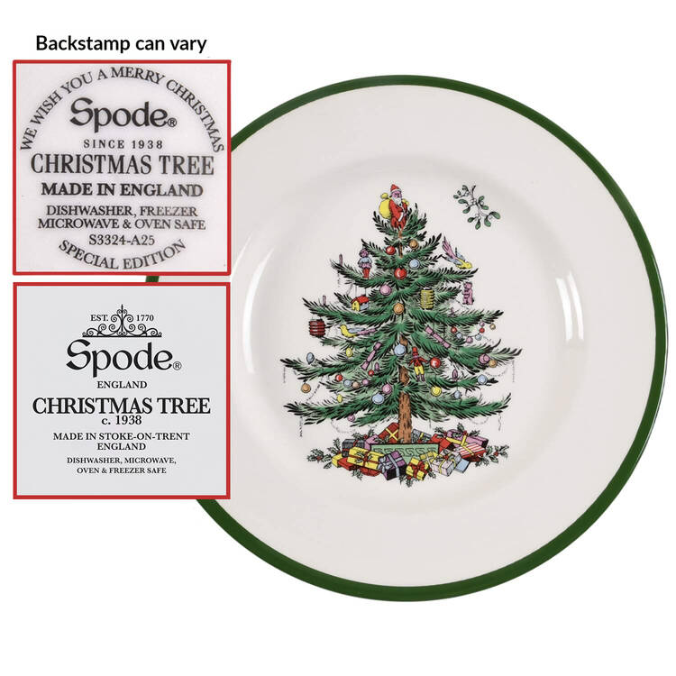 Christmas Tree New Dinner Plate