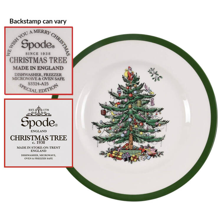 Christmas Tree New Salad Plate