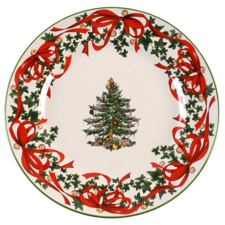 Christmas Tree Accent Salad Plate