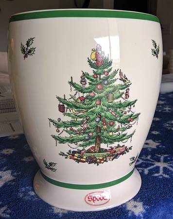Christmas Tree China Waste Basket