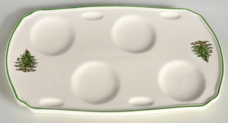 Christmas Tree Tray for 5 Pc Hors d'Oeuvres Set