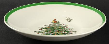 Christmas Tree Bread and Butter Bowl
