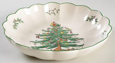 Christmas Tree Open Candy Dish