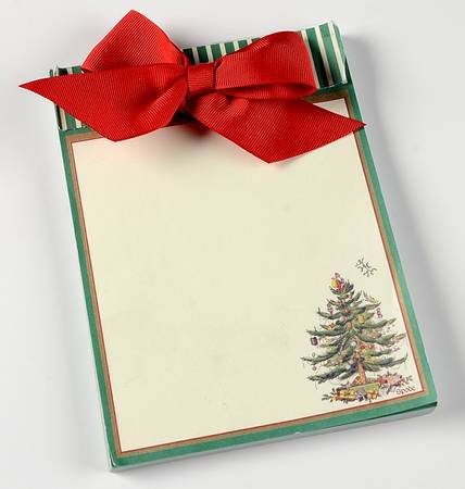 Christmas Tree Notepad
